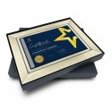 10.5" x 13.5" Glory Plaque with Aluminium Gold Star (Large)