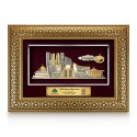 11.6" x 15.7" Luxe Royale Light Frame with Gold Plated Pewter - Putrajaya Landmark