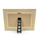 11.6" x 15.7" Luxe Royale Dark Frame with Gold Plated Pewter - Kuala Lumpur Landmark