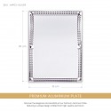 9" x 11" Glory Plaque with Exclusive Aluminium Plate and Gold Plated Pewter - Flying Eagle