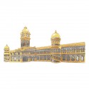 11" x 15.6" VIP Songket Frame with Gold Plated Pewter - Sultan Abdul Samad Building