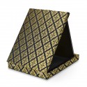 7" x 9" Gold & Black Songket Plaque - Vertical