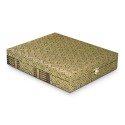 7" x 9" Songket Frame (Royale Gold) with Gold Plated Pewter : Durian Musang King