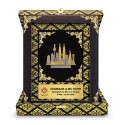 7" x 9" Premium Songket Frame with Gold Plated Pewter (Gold Black) : Kuala Lumpur Landmark