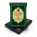 5" x 7" Plaque in Songket : Malay Islamic Motif