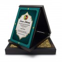 5" x 7" Plaque in Songket : Malay Islamic Motif