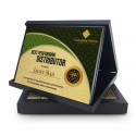 7" x 9" Plaque in Songket Horizontal : Islamic Motif