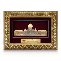 11.6" x 15.7" Luxe Royale Light Frame with Gold Plated Pewter - Perdana Putra Building 11.6" x 15.7" Luxe Royale Light Frame with Gold Plated Pewter - Perdana Putra Building