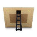 8.5" x 12" Gold Border Solid Frame With Gold Plated Pewter - Kuala Lumpur Landmark