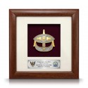 8" x 8" Solid Frame with Gold Plated Pewter - Wau Bulan