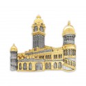 8" x 8" Solid Frame with Gold Plated Pewter - Sultan Abdul Samad Building