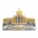 8" x 8" Solid Frame with Gold Plated Pewter - Perdana Putra Building