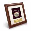8" x 8" Solid Frame with Gold Plated Pewter - Sia Basket