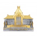 8" x 8" Solid Frame with Gold Plated Pewter - Muzium Negara