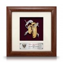 8" x 8" Solid Frame with Gold Plated Pewter - Pitcher Plant (Periuk Kera)