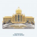 7" x 7" Frame with Gold Plated Pewter - Perdana Putra Building