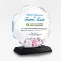 7.4” Crystal Octagon - Sekalung Penghargaan & Terima Kasih