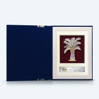 7" x 9" Book Frame with Gold Plated Pewter