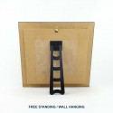 10" x 10" Solid Frame with Gold Plated Pewter : Padi (Paddy)
