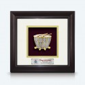 10" x 10" Solid Frame with Gold Plated Pewter : Rebana Ubi