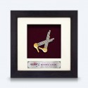 6" x 6" Frame with Gold Plated Pewter : Sompoton