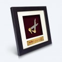 6" x 6" Frame with Gold Plated Pewter : Sompoton