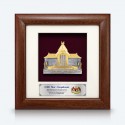7" x 7" Frame with Gold Plated Pewter - Muzium Negara
