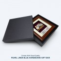 7" x 7" Solid Frame with Gold Plated Pewter - Gasing