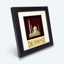 6" x 6" Frame with Gold Plated Pewter : Masjid (Mosque)