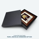 7" x 7" Frame with Gold Plated Pewter - Kelapa Sawit (Oil Palm)