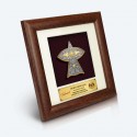 7" x 7" Frame with Gold Plated Pewter - Wau Merak