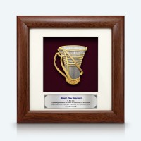 7" x 7" Frame with Gold Plated Pewter - Wakid Sabah